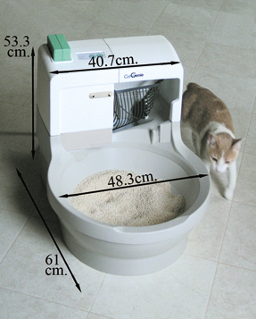 Автоматический туалет для котов облегчит жизнь их хозяевам