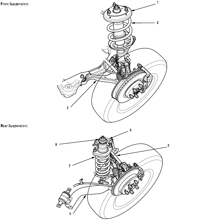 Передняя подвеска хонда срв 3 схема