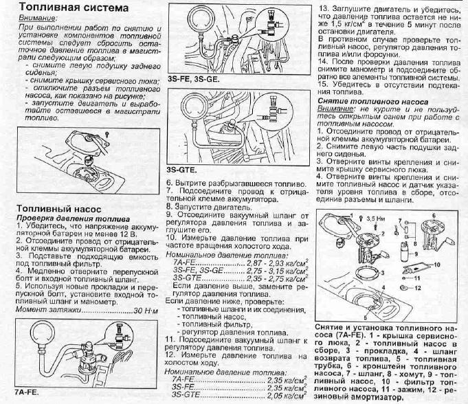 Настройка дпдз тойота 4а fe