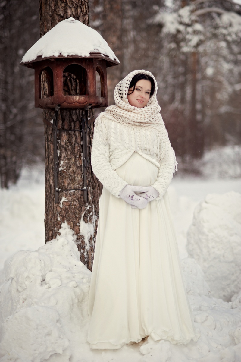 Зимний наряд невесты