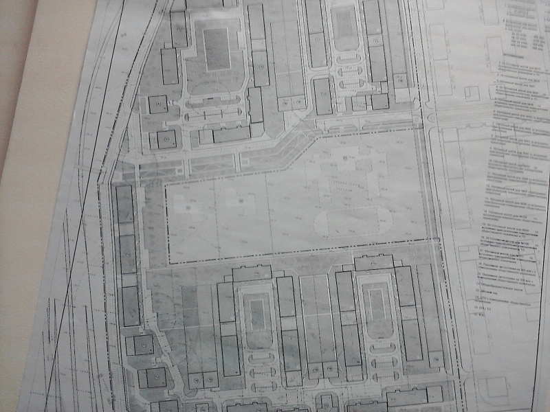 План застройки плющихинского жилмассива